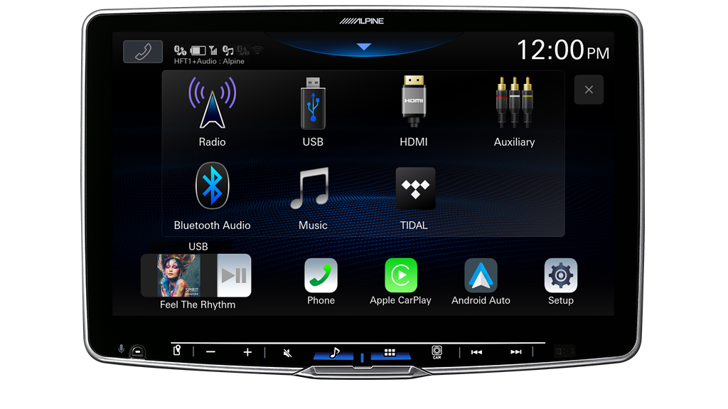 ALPINE Halo11 11” High-Res Audio Receiver with Wireless Apple CarPlay / Wireless Android Auto / HDMI / USB / Dual Camera / Bluetooth / Hi-Res Audio Wireless // DAB+ Suitable for Toyota Hilux N80 1st &amp; 2nd Gen (2015-2020)-iLX-F511A Hilux