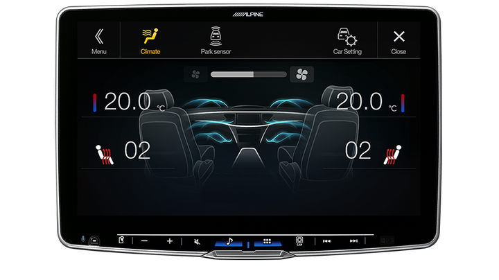 ALPINE Halo 11” High-Res Audio Receiver With Wireless Apple Carplay / Wireless Android Auto / Hdmi / Usb / Dual Camera / Bluetooth / Hi-Res Audio Wireless // Dab+ Suitable For Gr-Yaris - YARIS-GR20-F511A