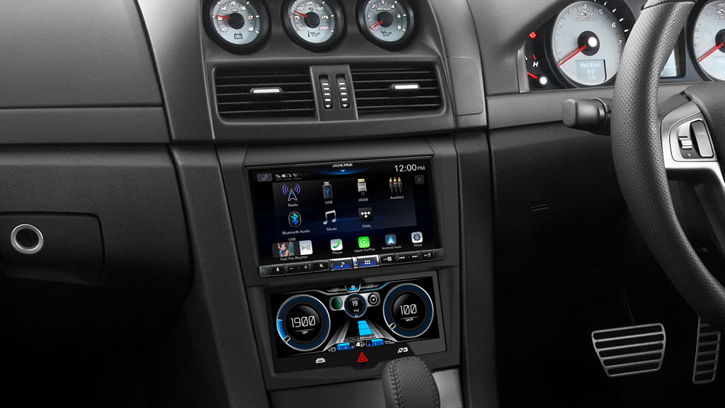ALPINE 7” High-Res Audio Receiver with Wireless Apple CarPlay / Wireless Android Auto / HDMI / USB / Dual Camera / Bluetooth / Hi-Res Audio Wireless // DAB+-iLX-507A