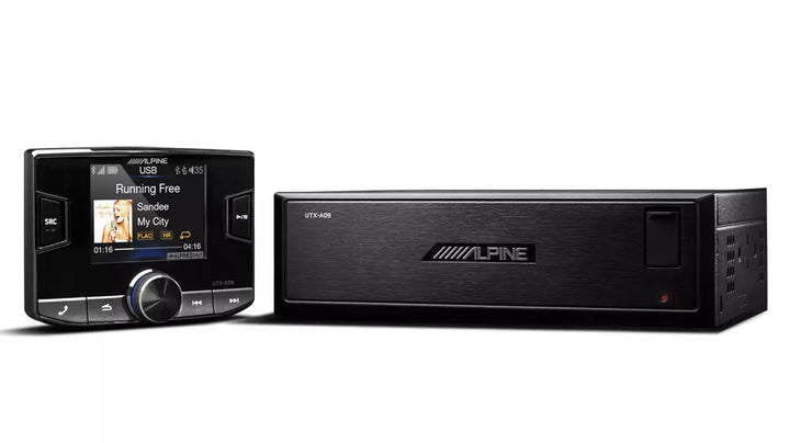 ALPINE Hi-Res Audio Digital Media Player With Usb / Radio /  Bluetooth Audio &amp; Handsfree -UTX-A09PRO