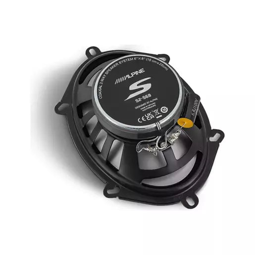 ALPINE S2-Series 6" X 8" 2 Way Coaxial Speakers - S2-S68
