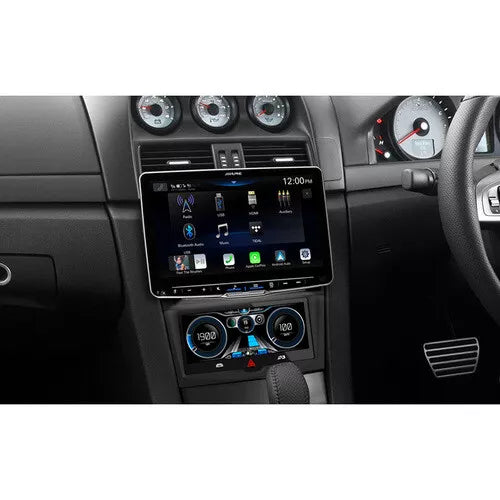 ALPINE Halo9 9” High-Res Audio Receiver with Wireless Apple CarPlay / Wireless Android Auto / HDMI / USB / Dual Camera / Bluetooth / Hi-Res Audio Wireless // DAB+ Suitable for VE Commodore Series-1 (2006-2010)-VES1G4-F509A