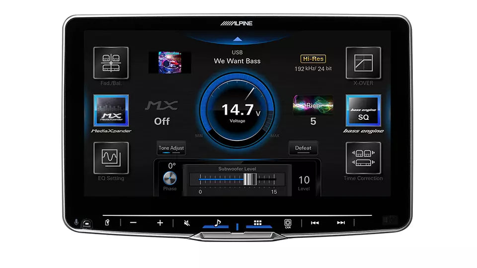 ALPINE Ve Series 2 Hvac Black With Lx-F509A -VES2G2B-F509A